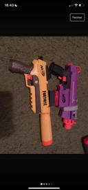 Lot de 2 pistolet nerf fortnite