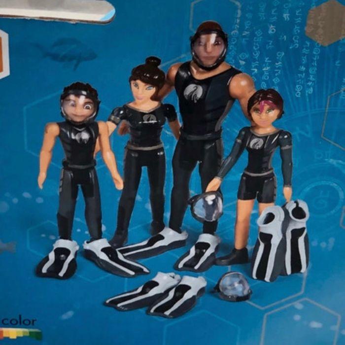 Coffret 4 figurines The Deep Nekton Families Simba neuf - photo numéro 3