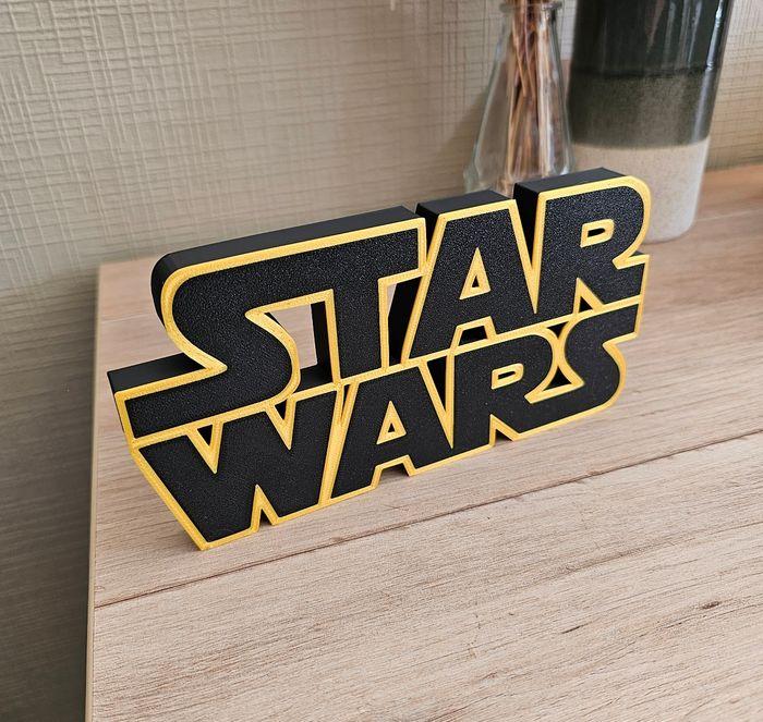 Figurine logo Starwars 20x10cm - photo numéro 2