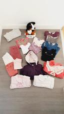 Lot automne hiver de vêtements habits ensembles bébé fille 6 mois