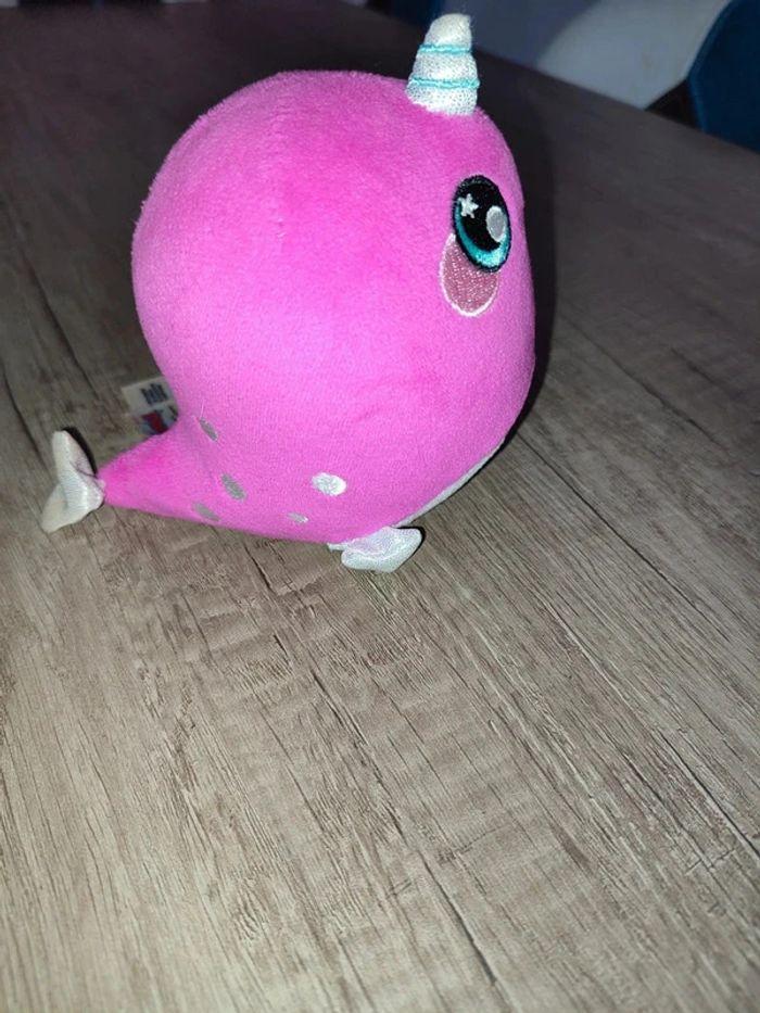 Peluche squeezamals baleine licorne rose 🦄 - photo numéro 4