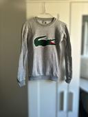 Sweat Lacoste gris 12ans