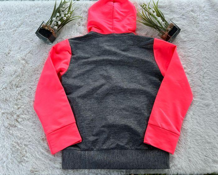 Veste-gilet Adidas rose et gris fille 6ans - photo numéro 7