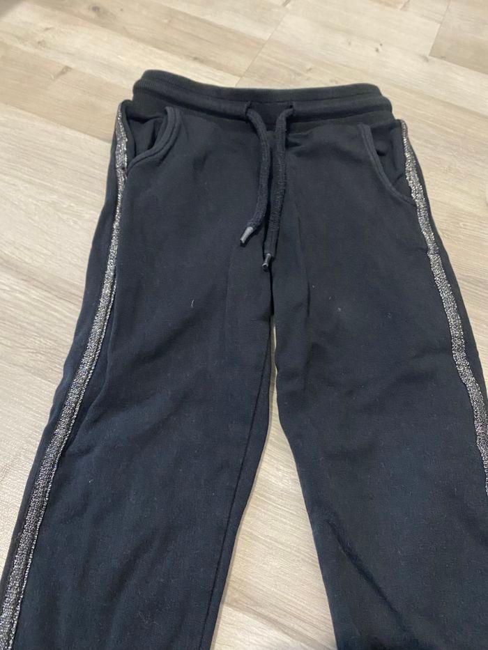 Pantalon jogging noir bande argenté u essentiel 3 ans - photo numéro 10