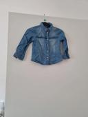 Chemise en jeans fille taille 2ans