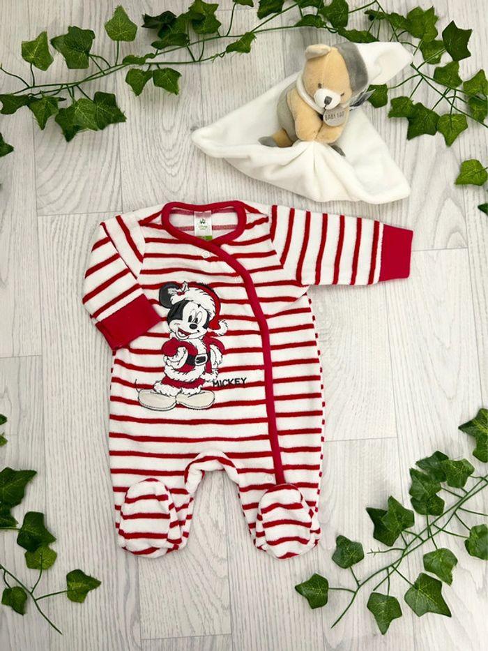 Pyjama Noël Mickey 1mois garçon 🩵 - photo numéro 1