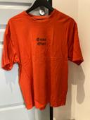 T-shirt overzise orange