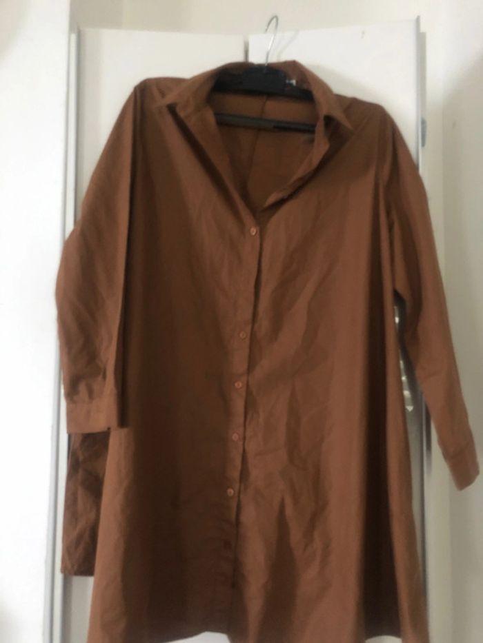 Tunique : longue chemise oversize légère .  . Taille S/M - photo numéro 1