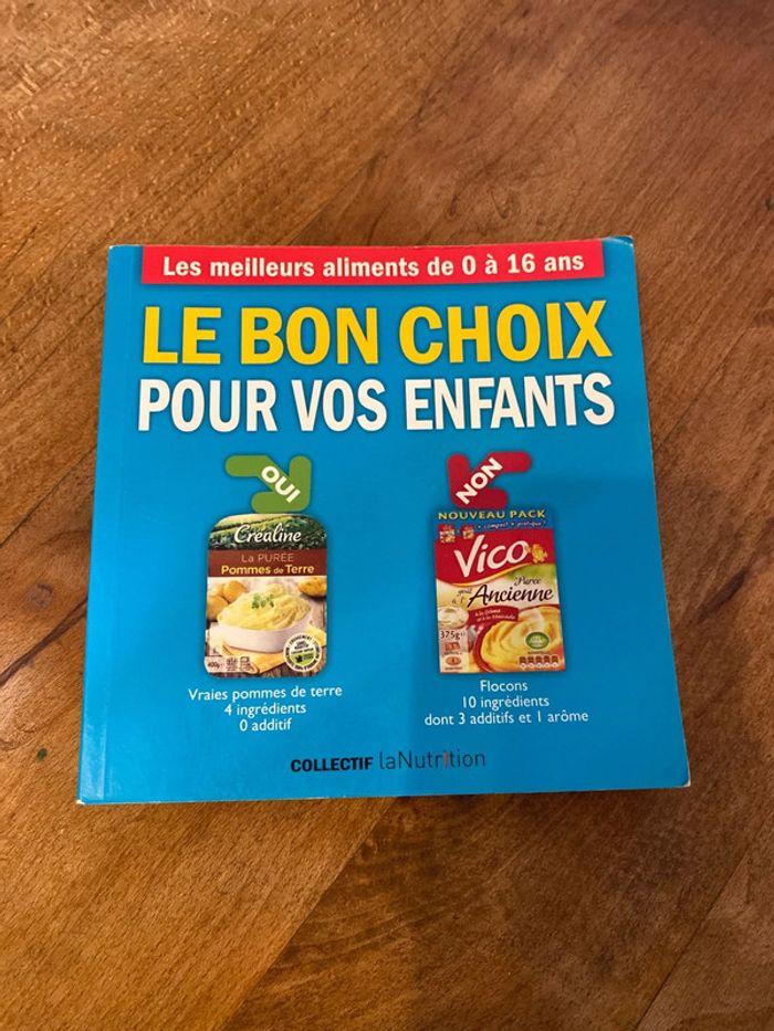 Livre le bon choix pour vos enfants - photo numéro 1