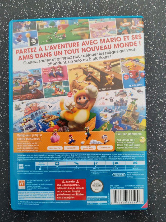 Jeu Super Mario 3D world wii u - photo numéro 2