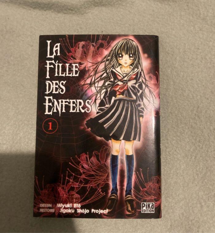 Lot manga « La fille des enfers » tomes 1 a 5 - photo numéro 2