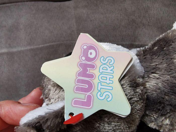 Lot de 4 peluche yeux qui brillent lumo stars - photo numéro 3