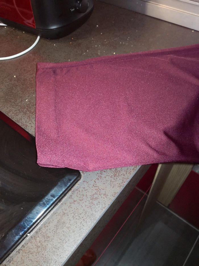 Pantalon Bordeaux fluide taille 42/44 - photo numéro 3