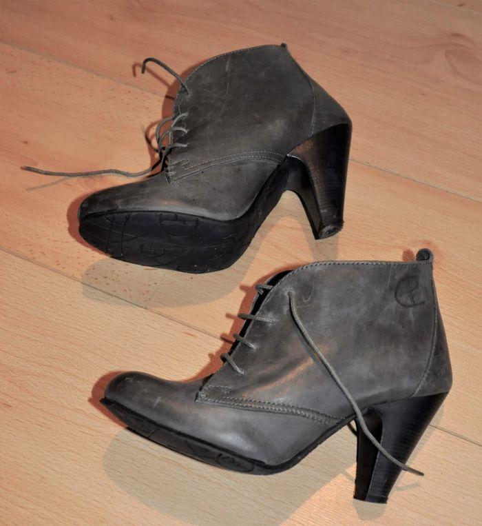 Inception by Blue Haven boots cuir gris t.36 Neuves - photo numéro 2