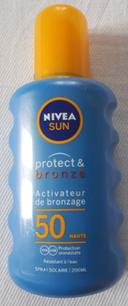 Spray solaire activateur de bronzage Nivea