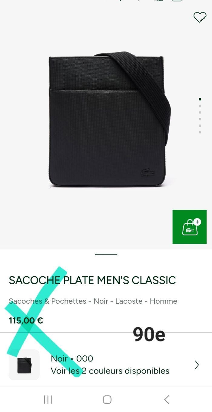 Saccoche lacoste