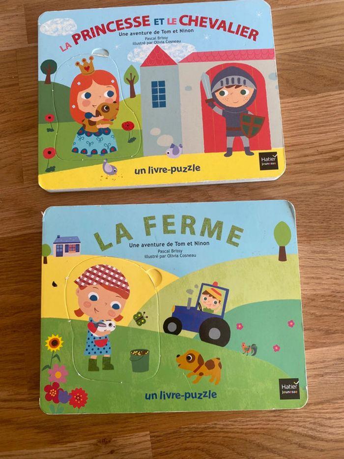 Lot de 2 livres puzzles - photo numéro 1