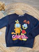 Sweat Garfield H&M taille 122-128 cm / 7ans