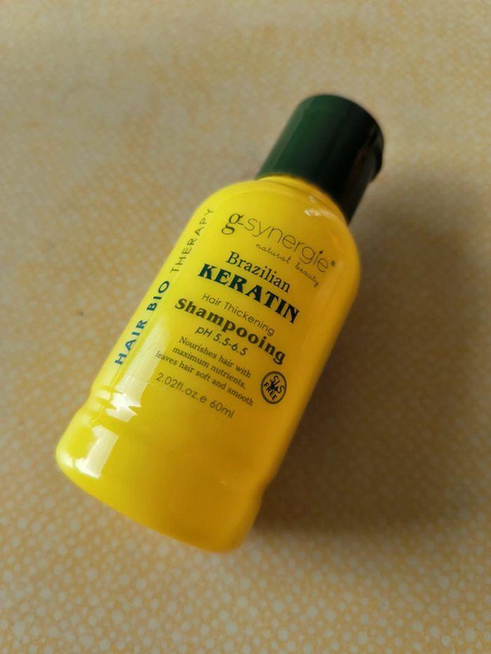 Shampooing shampoing G-Synergie Brazilian Kératin volumateur neuf 60ml - photo numéro 2