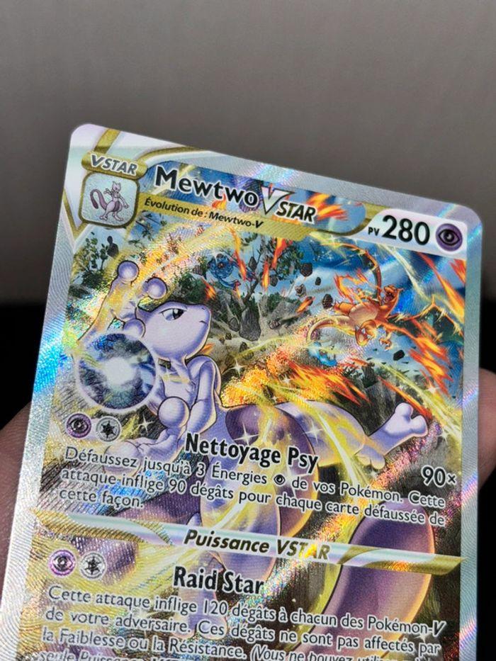 Carte Pokémon mewtwo Vstar alternative GG44/GG70 12.5 zénith suprême de - photo numéro 7