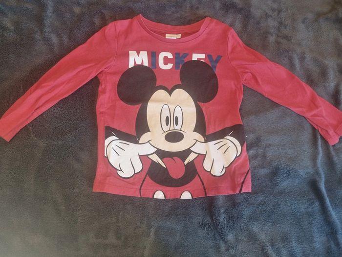 Tee-shirt manches longues Mickey - photo numéro 1