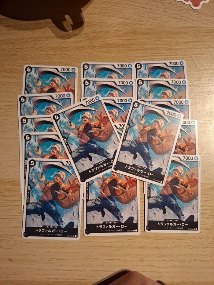 Lot de 17 cartes one piece op04 087