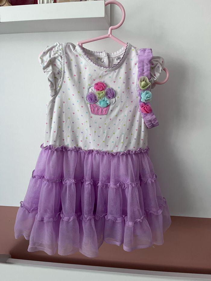 Robe bébé fille en tulle