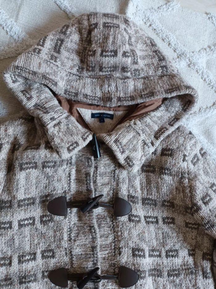 Pull veste Tommy Hilfiger beige -taupe - photo numéro 2