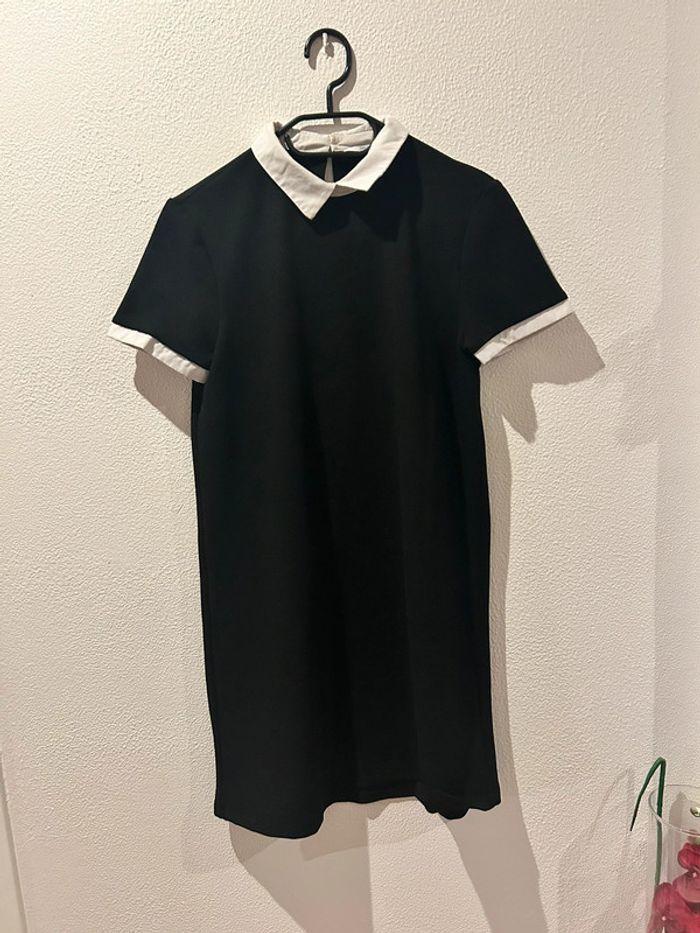 Robe Zara col chemise noir et blanche taille S - photo numéro 1