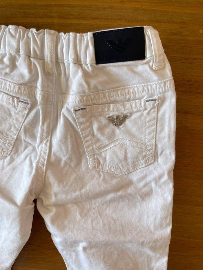 Pantalon blanc Emporio Armani 24 mois - photo numéro 4