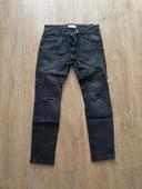 Jeans gris foncé Bershka