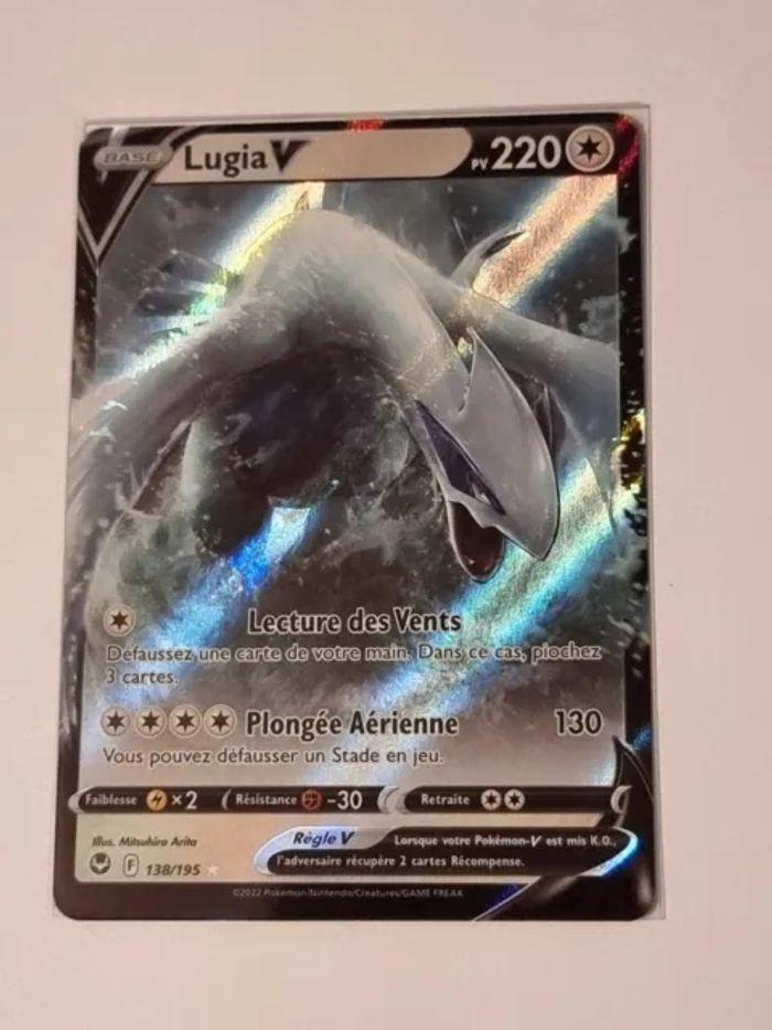 Vend carte Pokémon Lugia V (tempête argenté ) - photo numéro 1