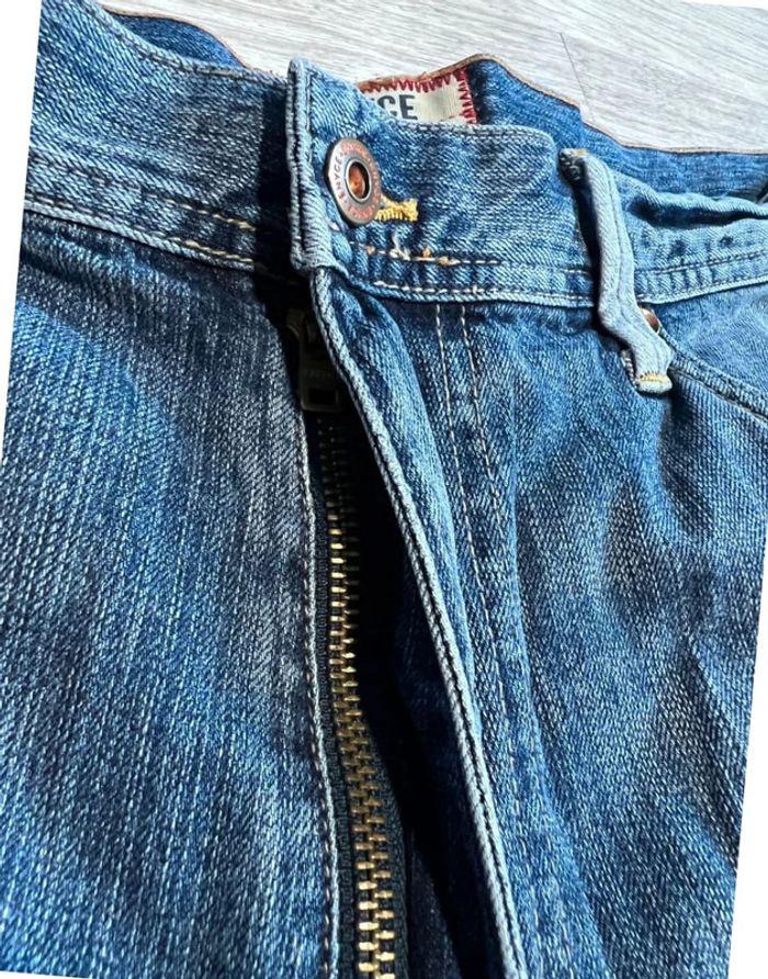 🩳 Short vintage brodé hip hop Enyce en jean Bleu Taille L 🩳 - photo numéro 20