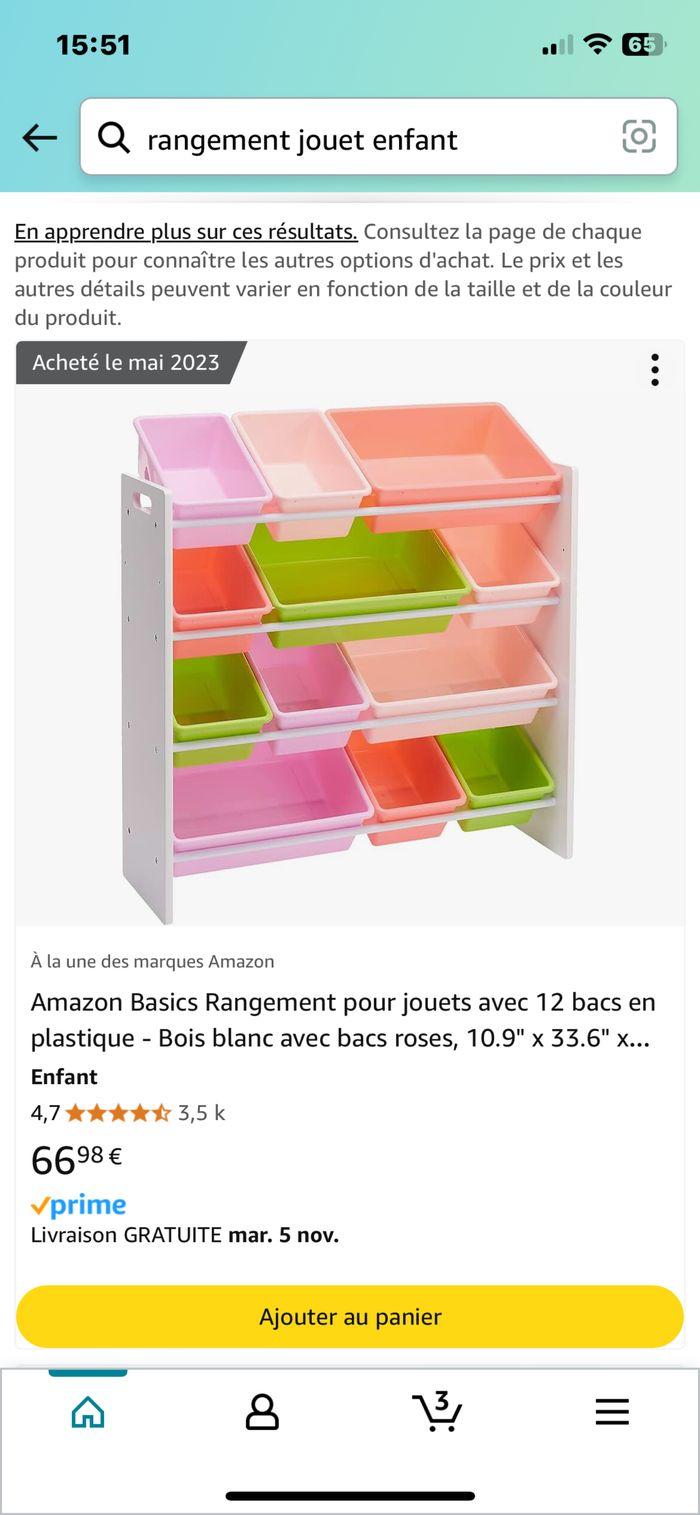 meuble de rangement pour jouets - photo numéro 3