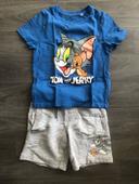 Ensemble t-shirt et short Tom et Jerry