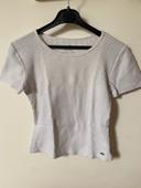 Tee-shirt blanc Hollister taille S