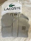 Manteau gris Lacoste homme