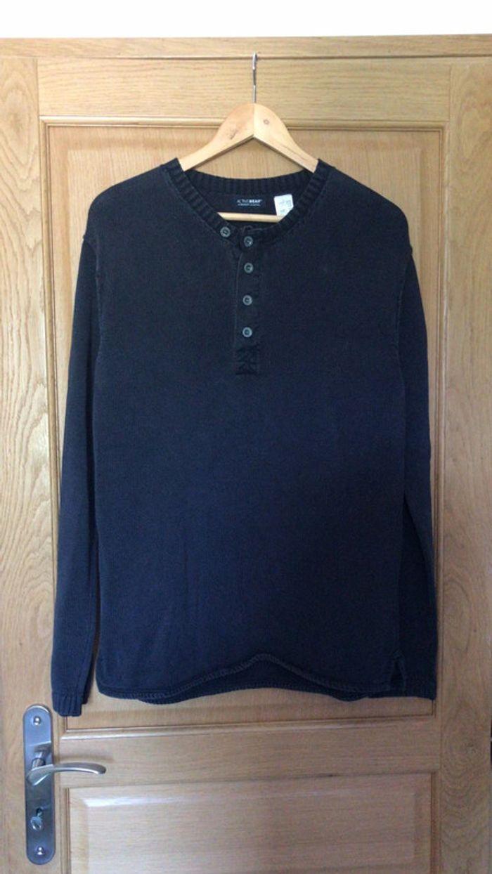 Pull marine homme 100% coton