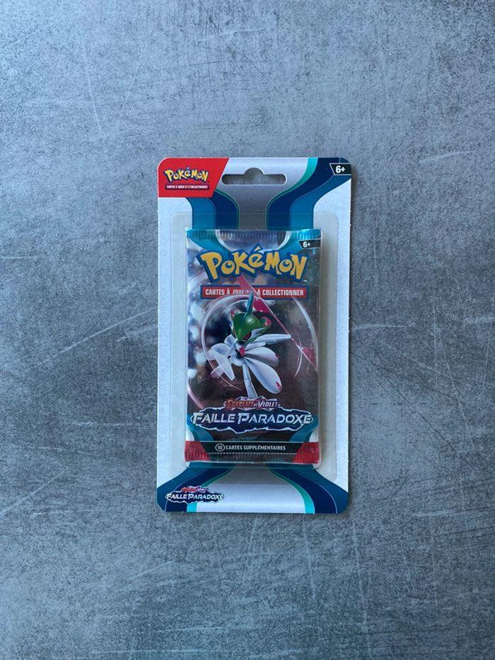 1 booster faille paradoxe pokemon