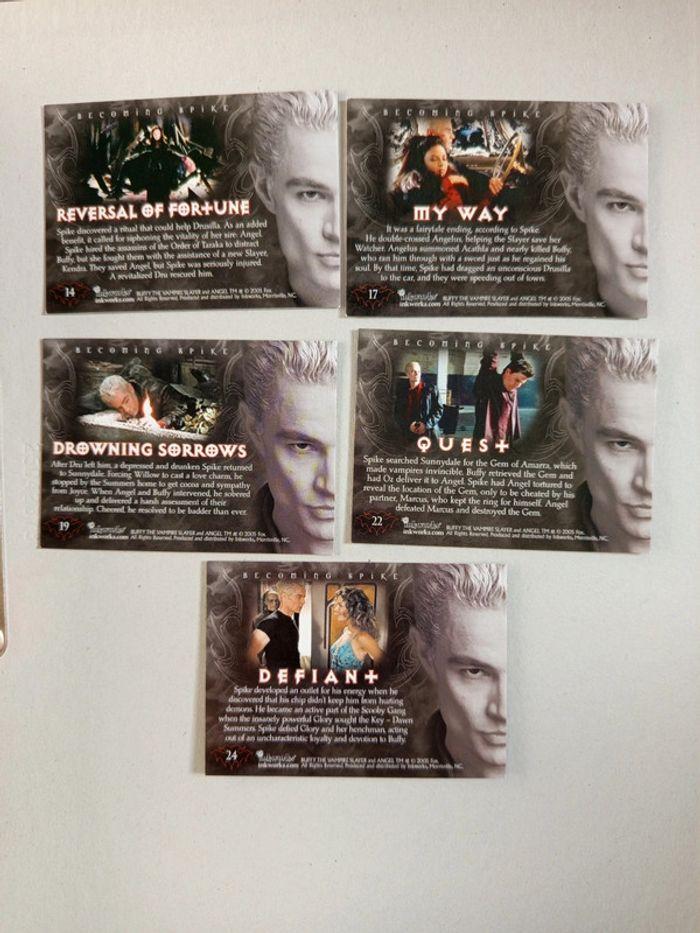 Lot 5 Cartes buffy the vampire slayer - photo numéro 2