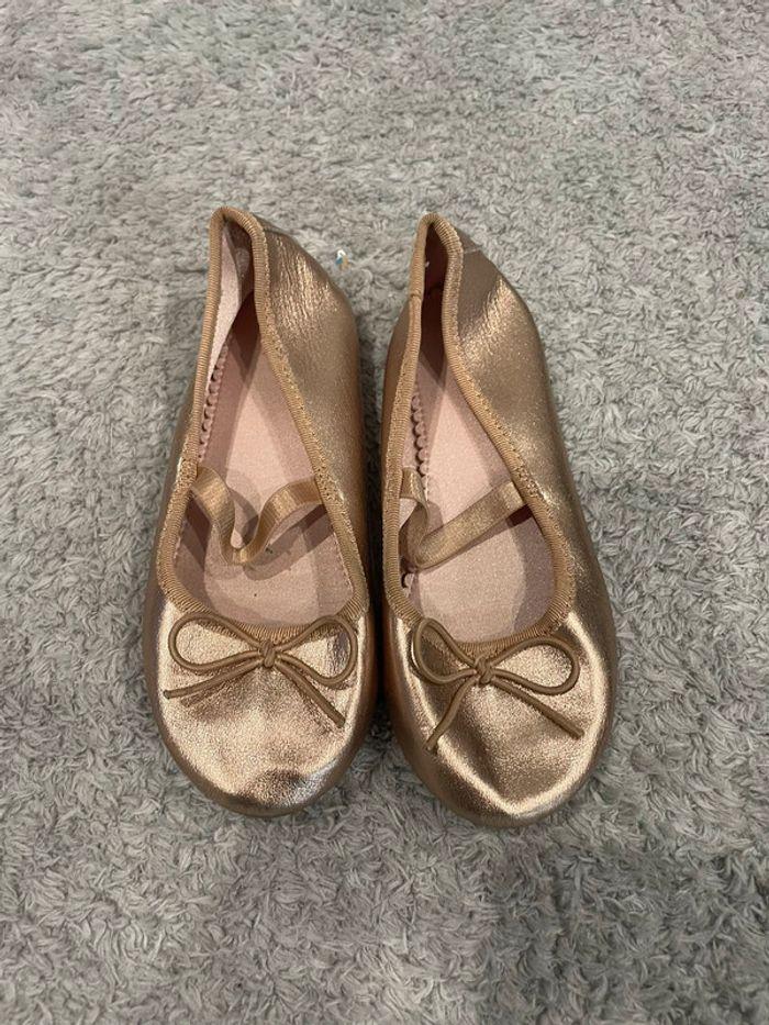 Ballerines dorée