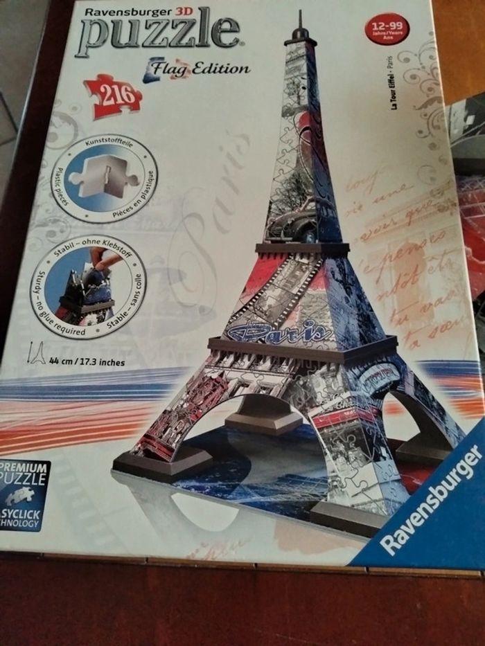 Puzzle 3d ravensburger tour Eiffel - photo numéro 1