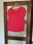 T shirt rose taille L