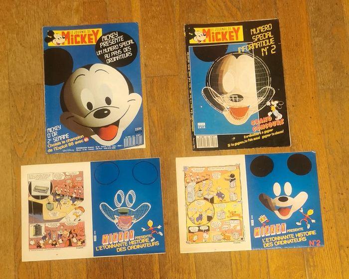 Lot 4 anciens livrets mickey ordinateur - photo numéro 2