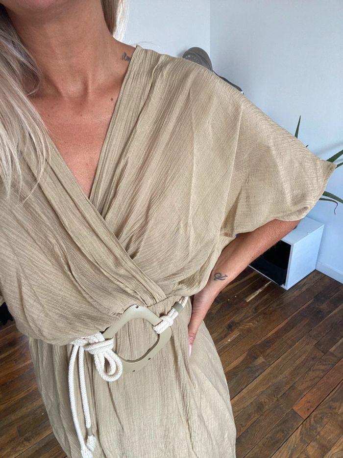 Robe longue beige - photo numéro 4