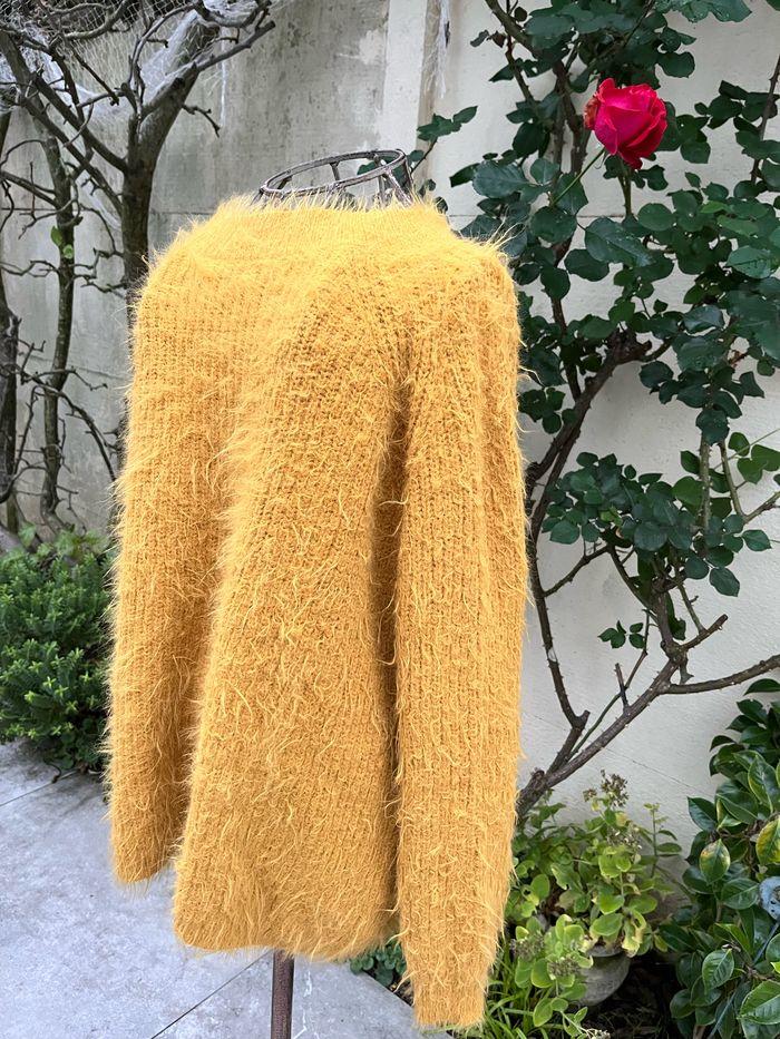 Pull tout doux jaune moutarde - photo numéro 2