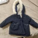 Manteau bleu marine fille