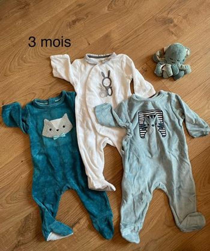 Pyjamas chauds obaïbi 3 mois