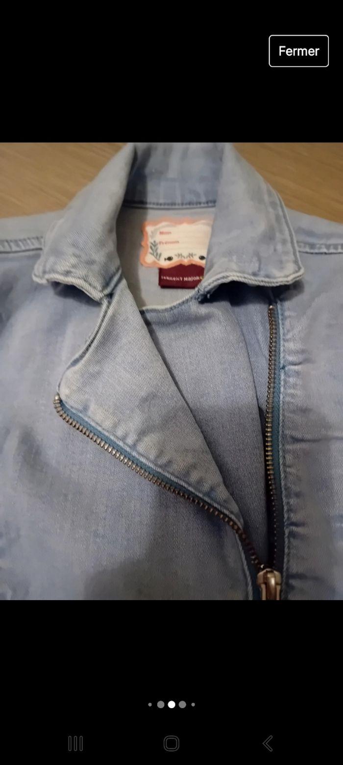 Veste en jean 7 ans - photo numéro 4