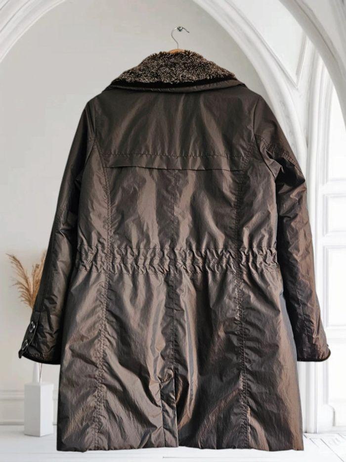 Manteau / parka avec fourrure marron Scottage - photo numéro 4